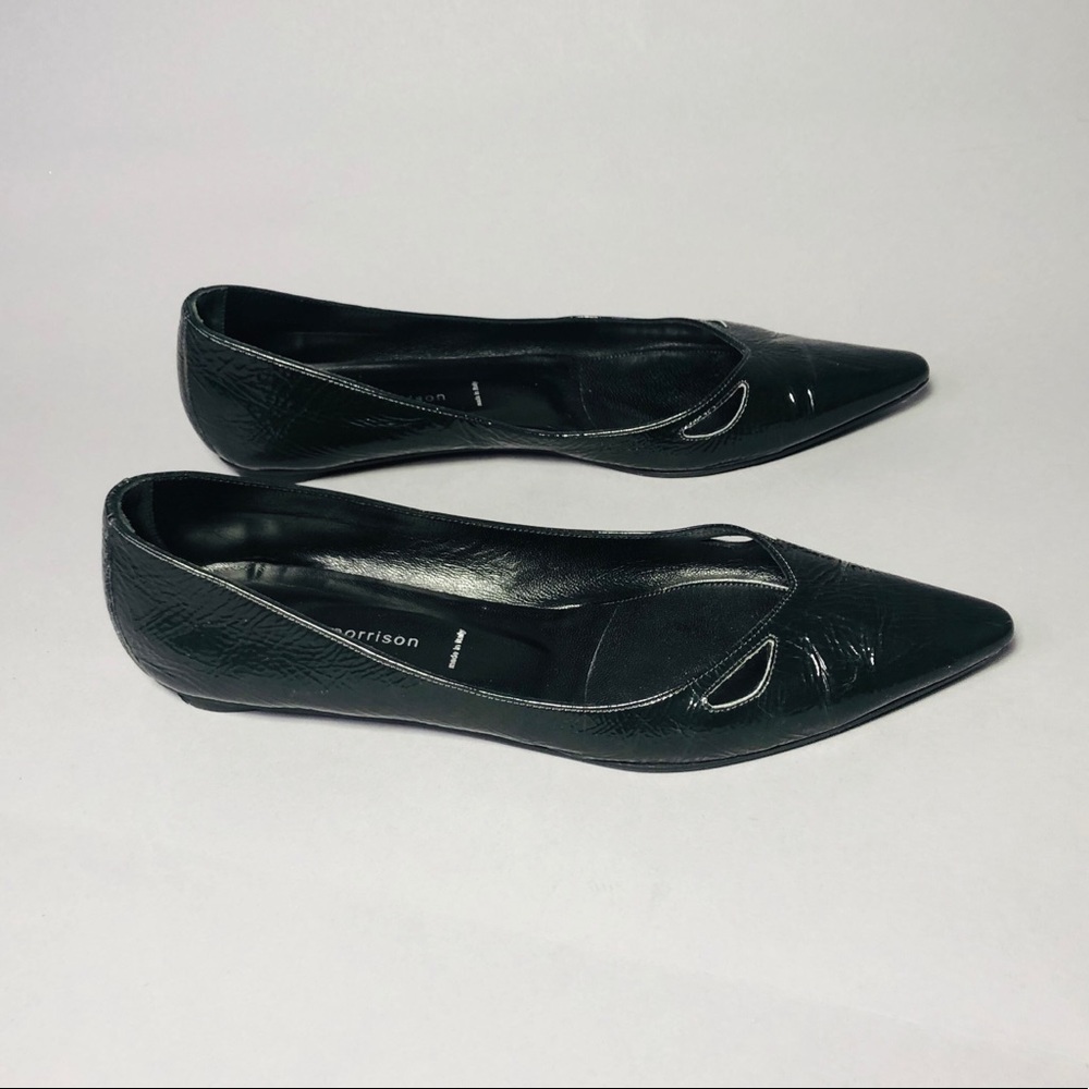 Authentic Sigerson Morrison Ballet Black Flats